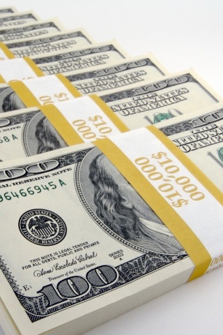 Das USA Dollars Wallpaper 320x480