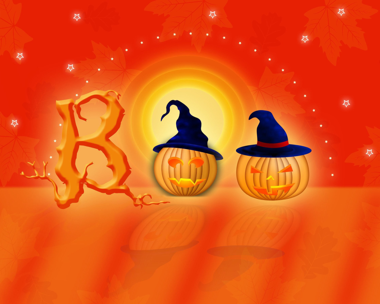 Обои Halloween Pumpkins 1280x1024