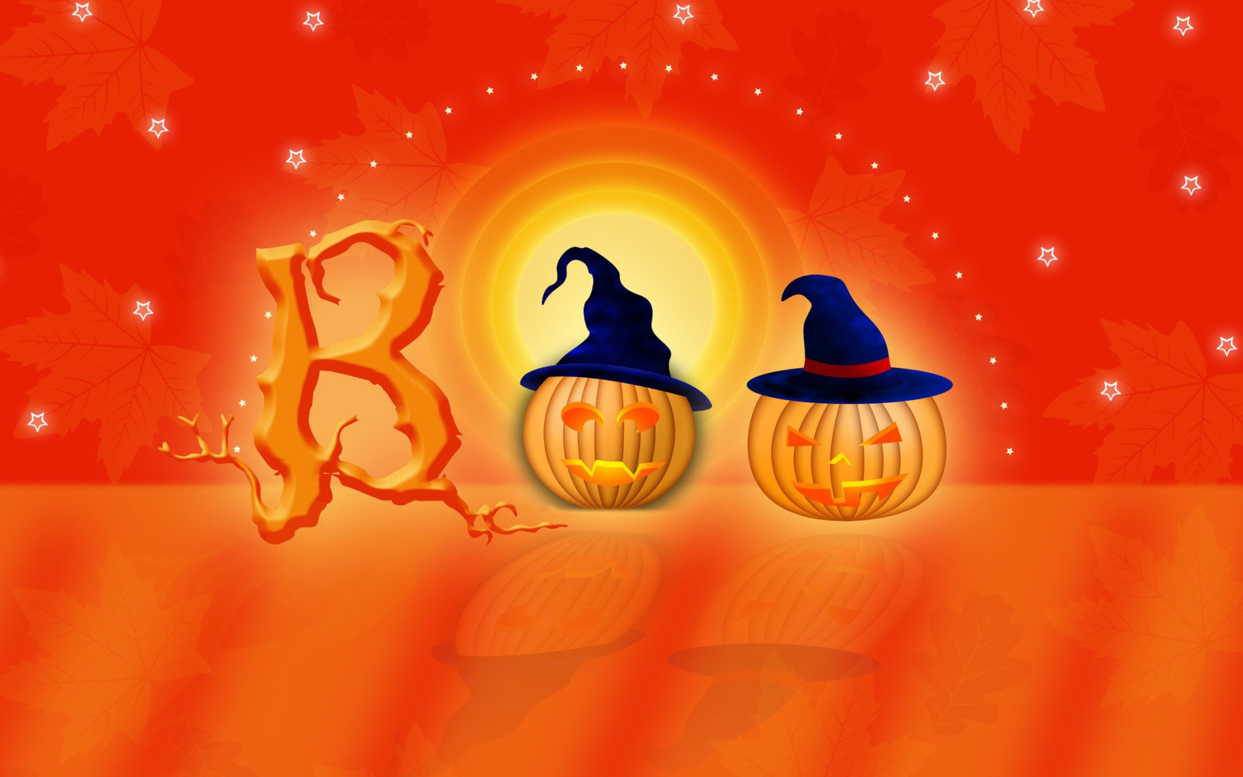 Das Halloween Pumpkins Wallpaper 2560x1600