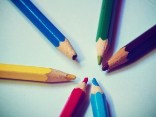 Colorful Pencils screenshot #1 320x240