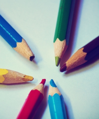 Colorful Pencils - Obrázkek zdarma pro iPhone 5S