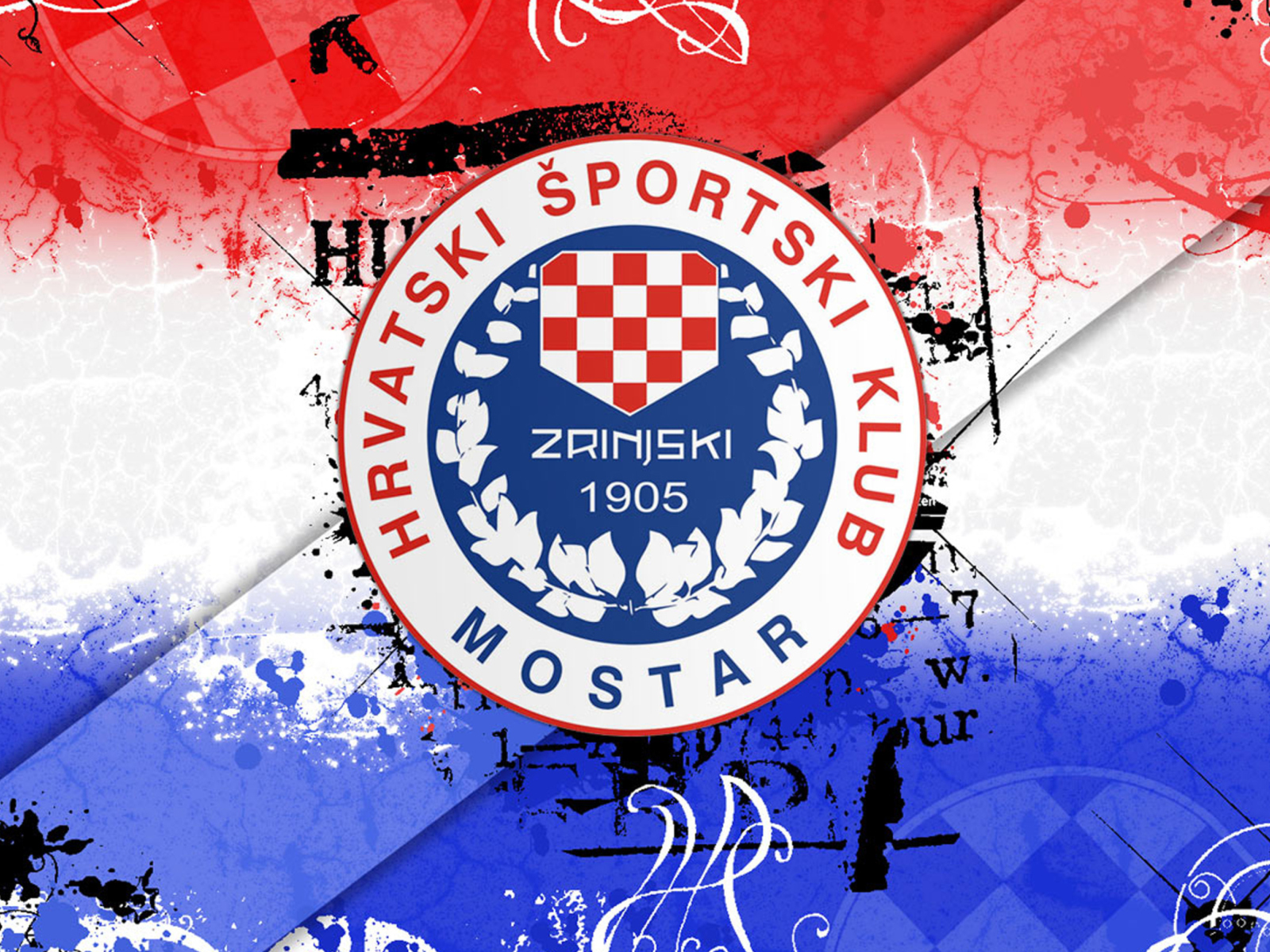 Screenshot №1 pro téma HŠK Zrinjski Mostar 1600x1200