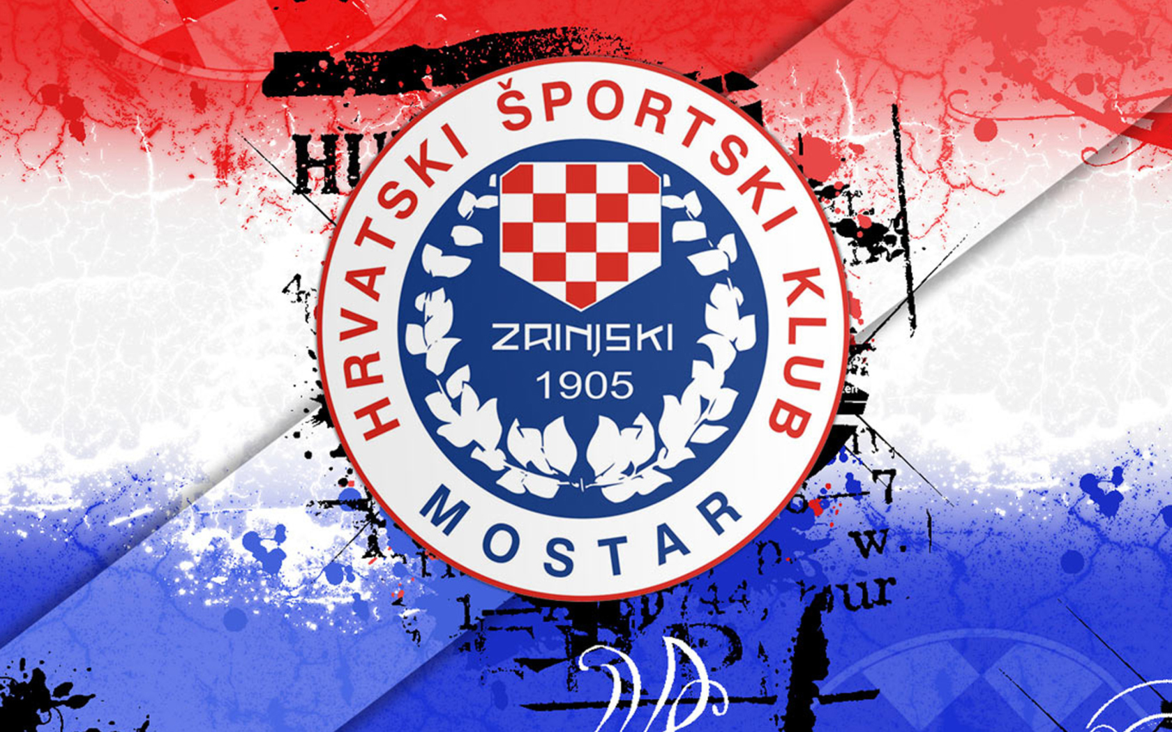 Screenshot №1 pro téma HŠK Zrinjski Mostar 1680x1050