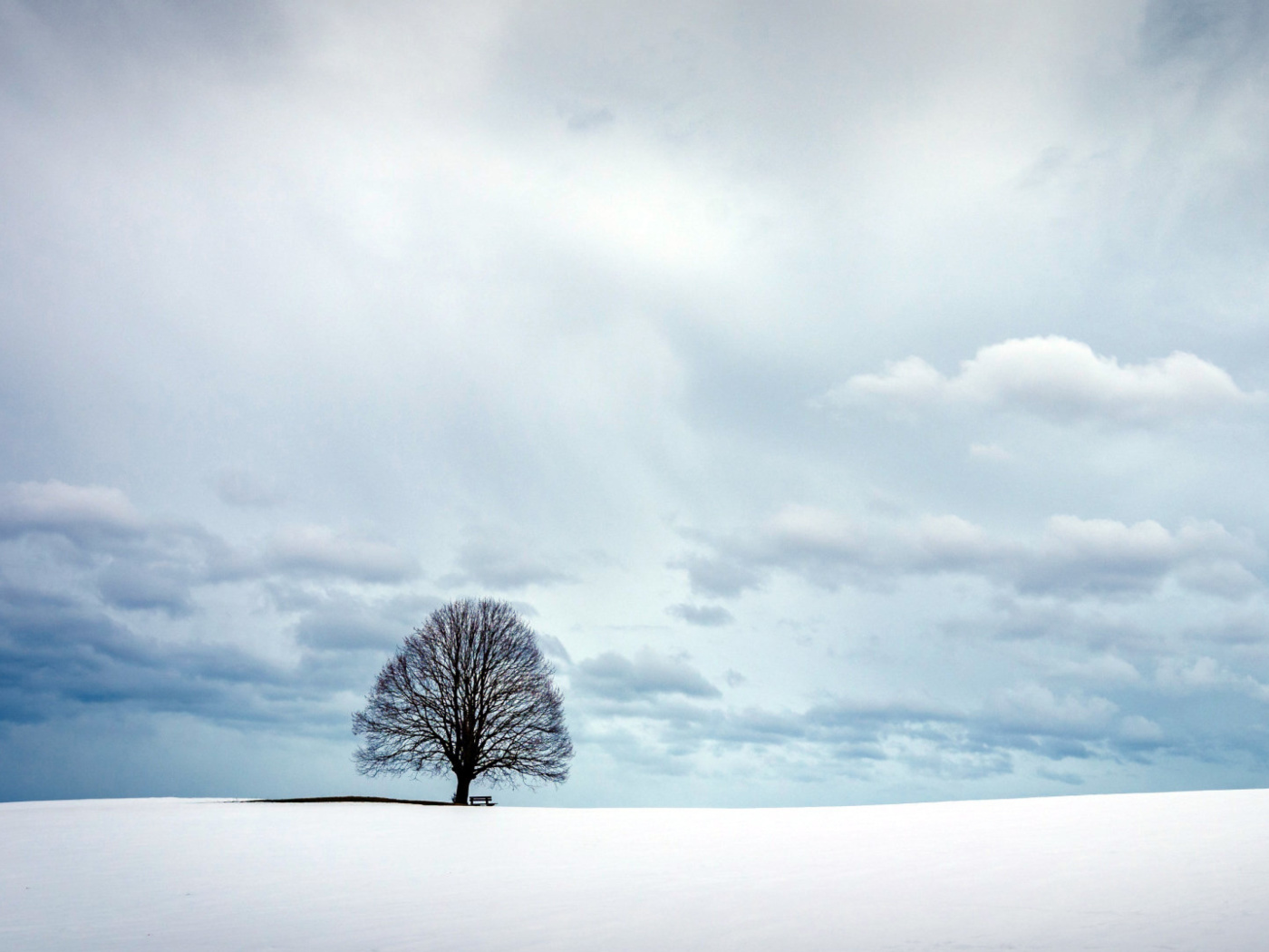 Das Austria Winter Landscape Wallpaper 1400x1050