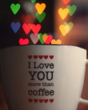 Screenshot №1 pro téma I Love You More Than Coffee 128x160
