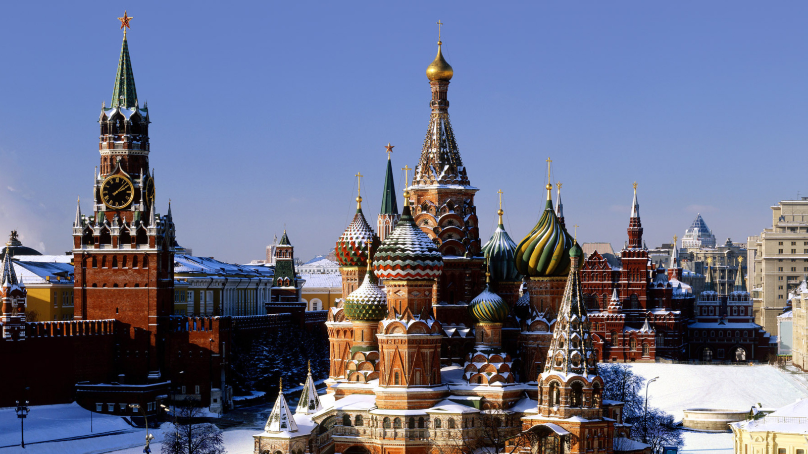Screenshot №1 pro téma Kremlin Moscow 1600x900