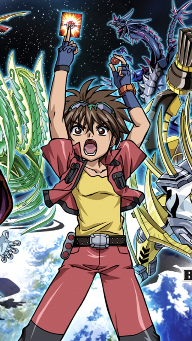 Fondo de pantalla Bakugan Battle Brawlers 640x1136