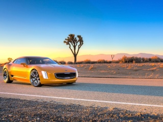 Sfondi Kia GT4 Stinger Concept Auto 320x240