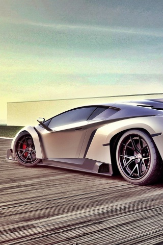 Screenshot №1 pro téma Lamborghini Veneno 320x480