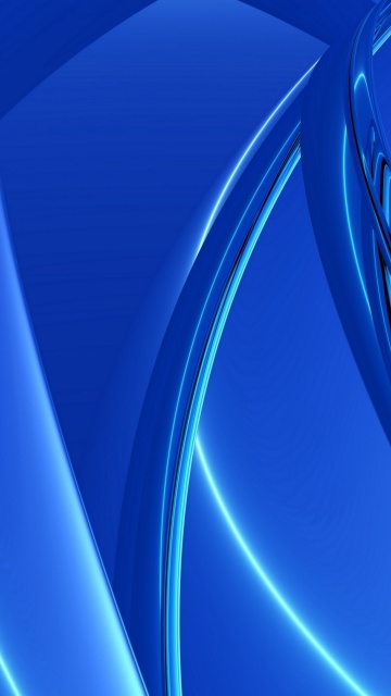 Fondo de pantalla Blue Arcs 360x640