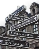 Screenshot №1 pro téma Paris Street Signs 128x160