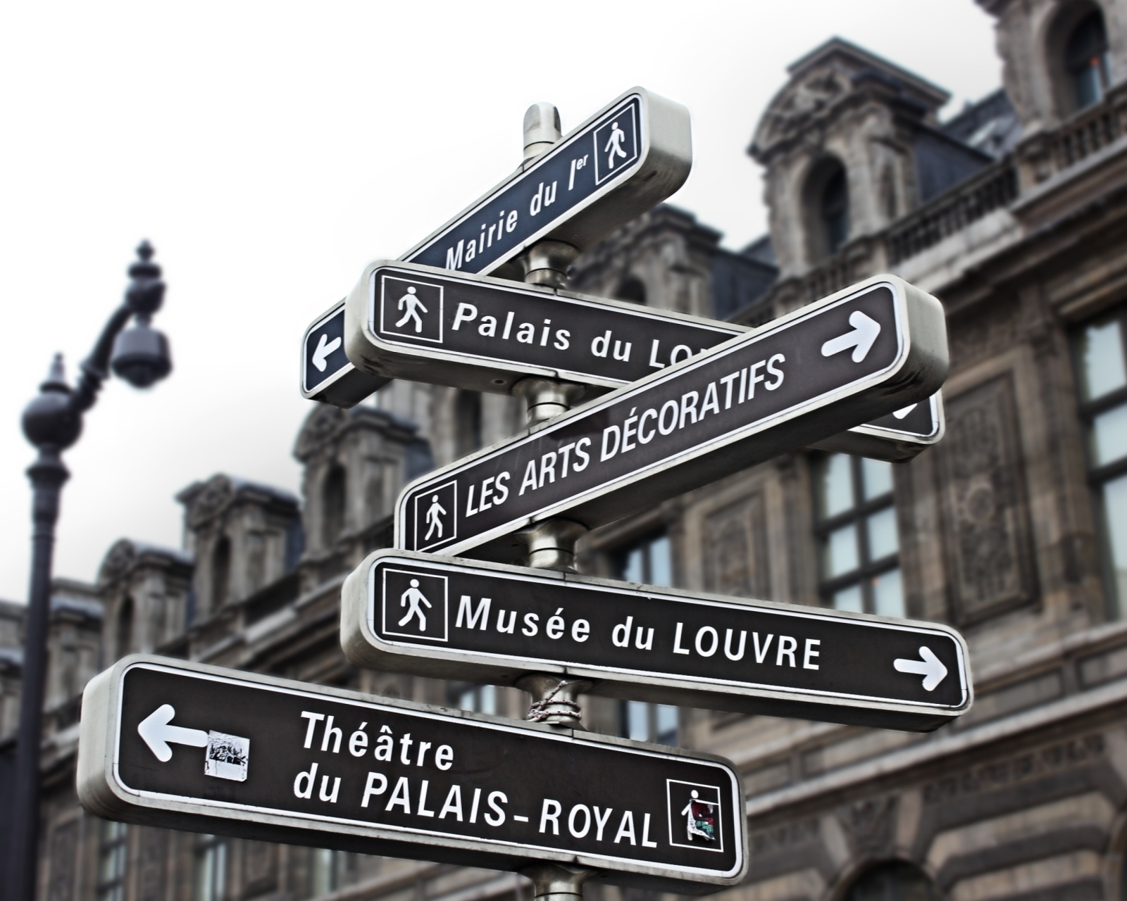 Обои Paris Street Signs 1600x1280