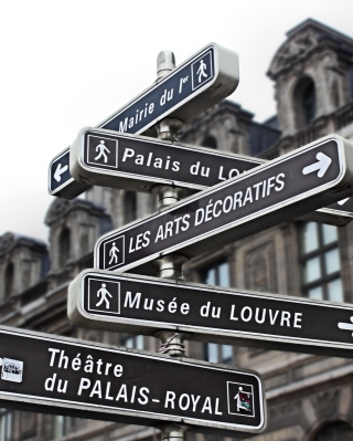Paris Street Signs - Obrázkek zdarma pro Nokia C-Series