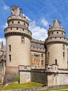 Fondo de pantalla Chateau de Pierrefonds in France 240x320