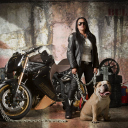 Screenshot №1 pro téma Biker Chick 128x128