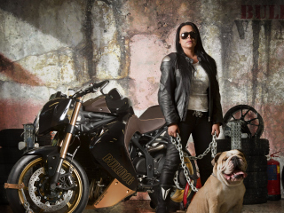 Screenshot №1 pro téma Biker Chick 320x240