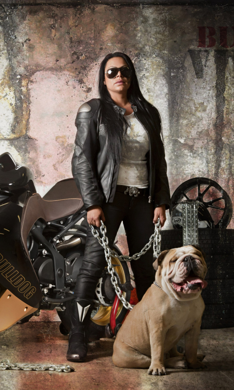 Screenshot №1 pro téma Biker Chick 480x800