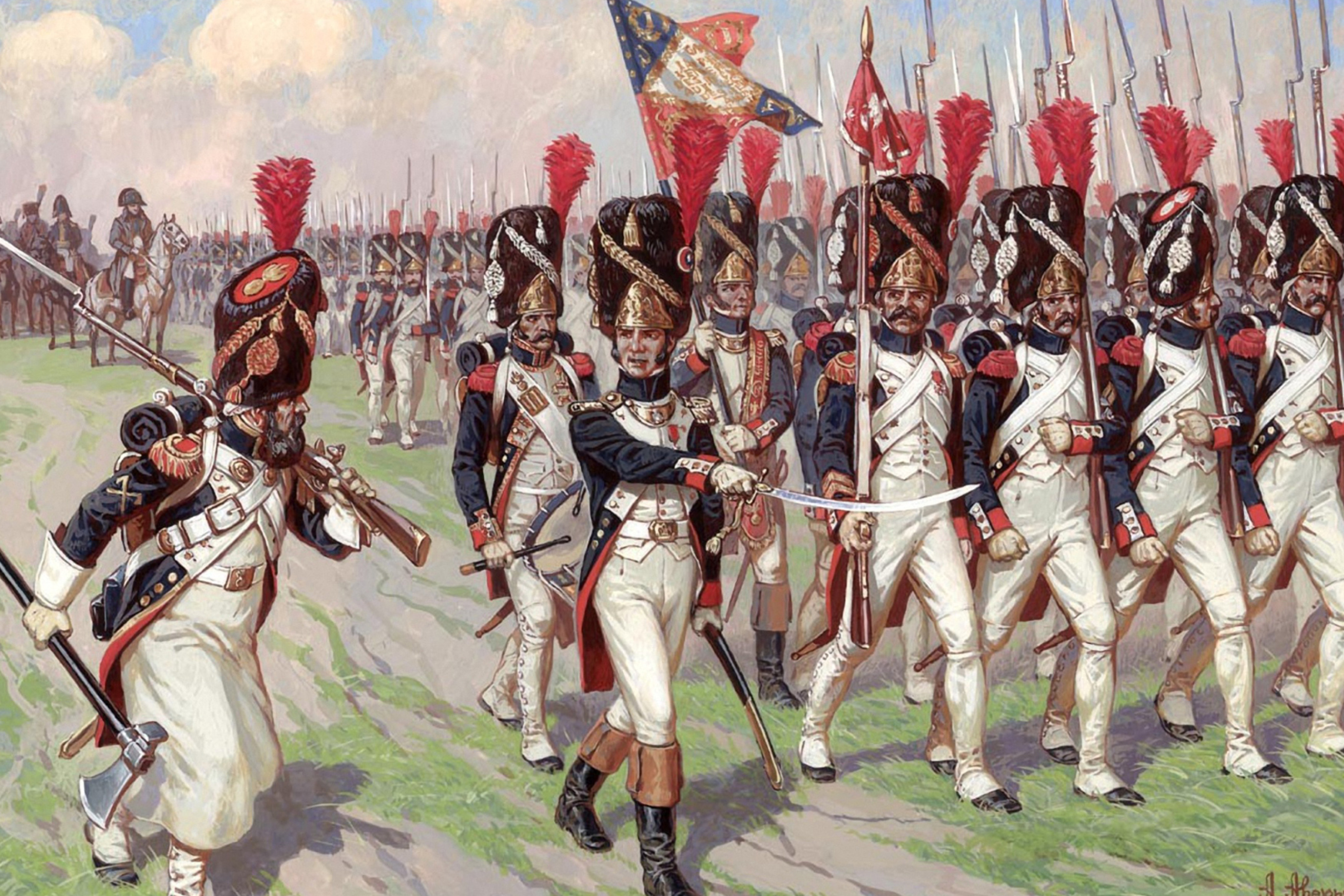 Das Napoleonic Wars Old Guard Wallpaper 2880x1920