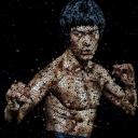 Screenshot №1 pro téma Bruce Lee Artistic Portrait 128x128