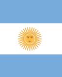 Fondo de pantalla Argentina Flag 128x160