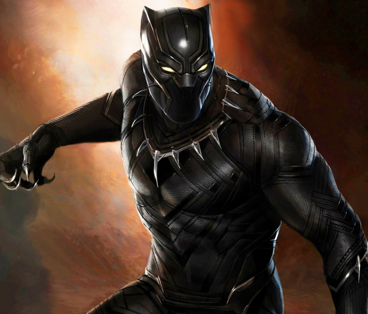 Das Black Panther 2016 Movie Wallpaper 1200x1024