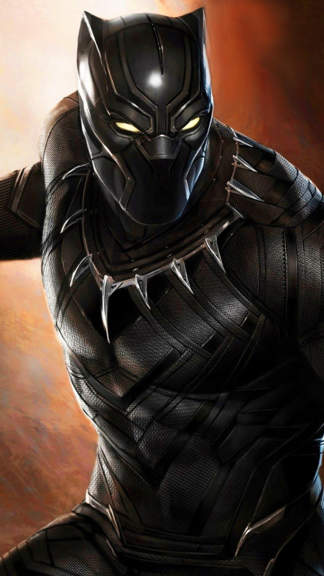 Обои Black Panther 2016 Movie 640x1136