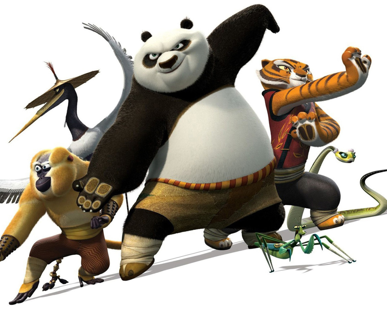 Fondo de pantalla Kung Fu Panda 2 1280x1024