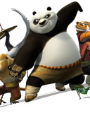 Fondo de pantalla Kung Fu Panda 2 128x160