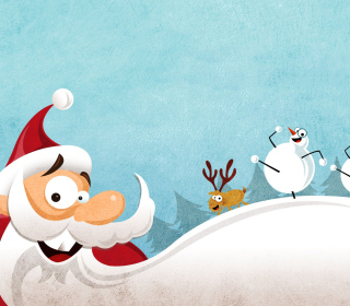Kostenloses Merry Christmas & Happy Holidays Wallpaper für iPad 2