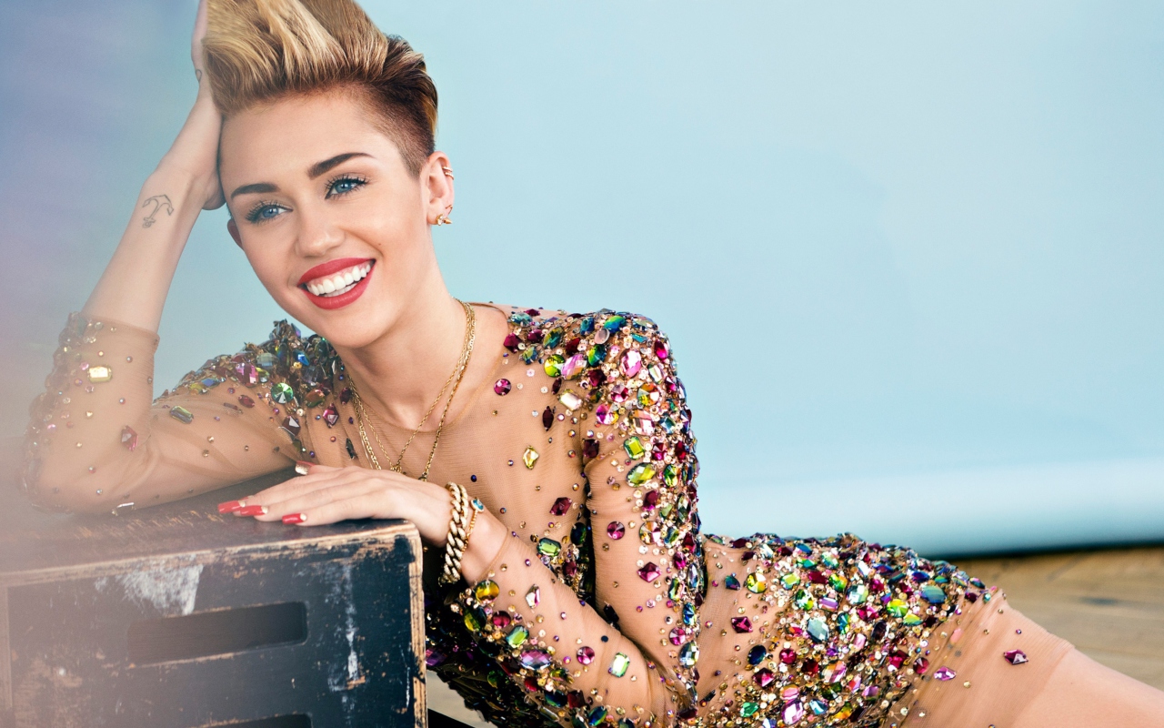 Fondo de pantalla Miley Cyrus 2014 1280x800