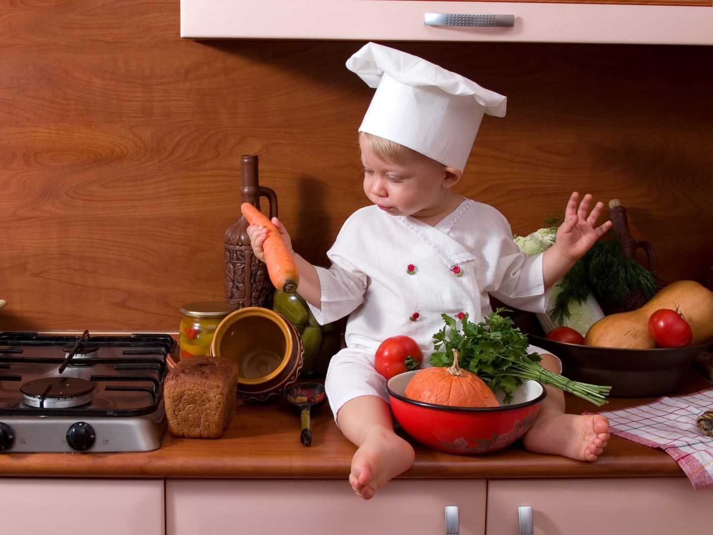 Screenshot №1 pro téma Baby Chef 1400x1050