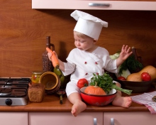 Fondo de pantalla Baby Chef 220x176