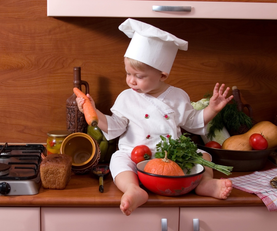 Sfondi Baby Chef 960x800