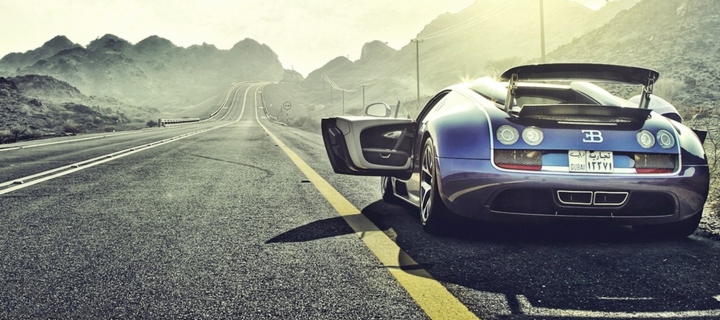 Fondo de pantalla Bugatti from UAE Boutique 720x320