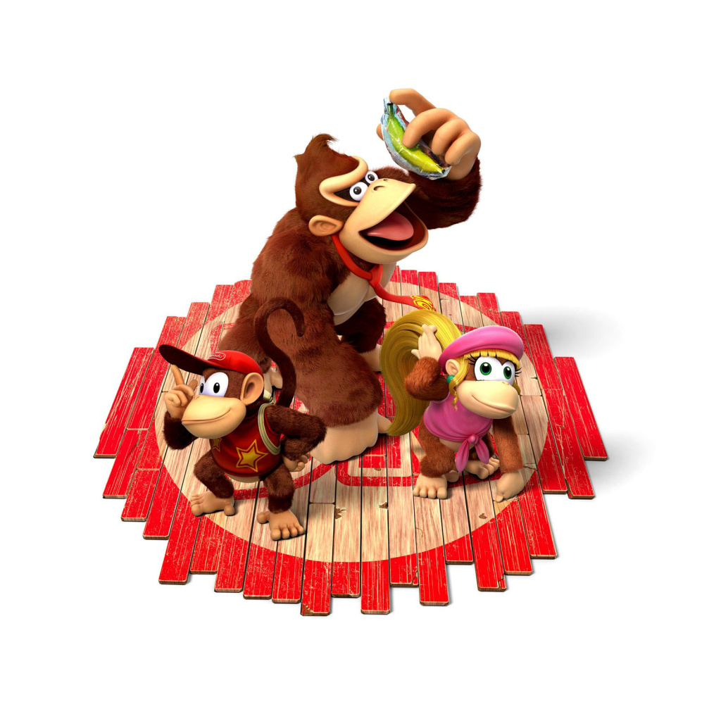 Das Donkey Kong Country Tropical Freeze Wallpaper 1024x1024