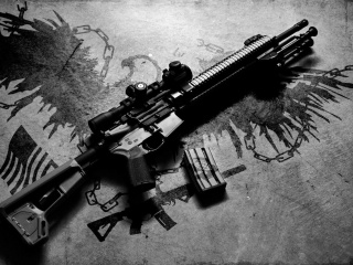 Screenshot №1 pro téma AR15 Rifle 320x240