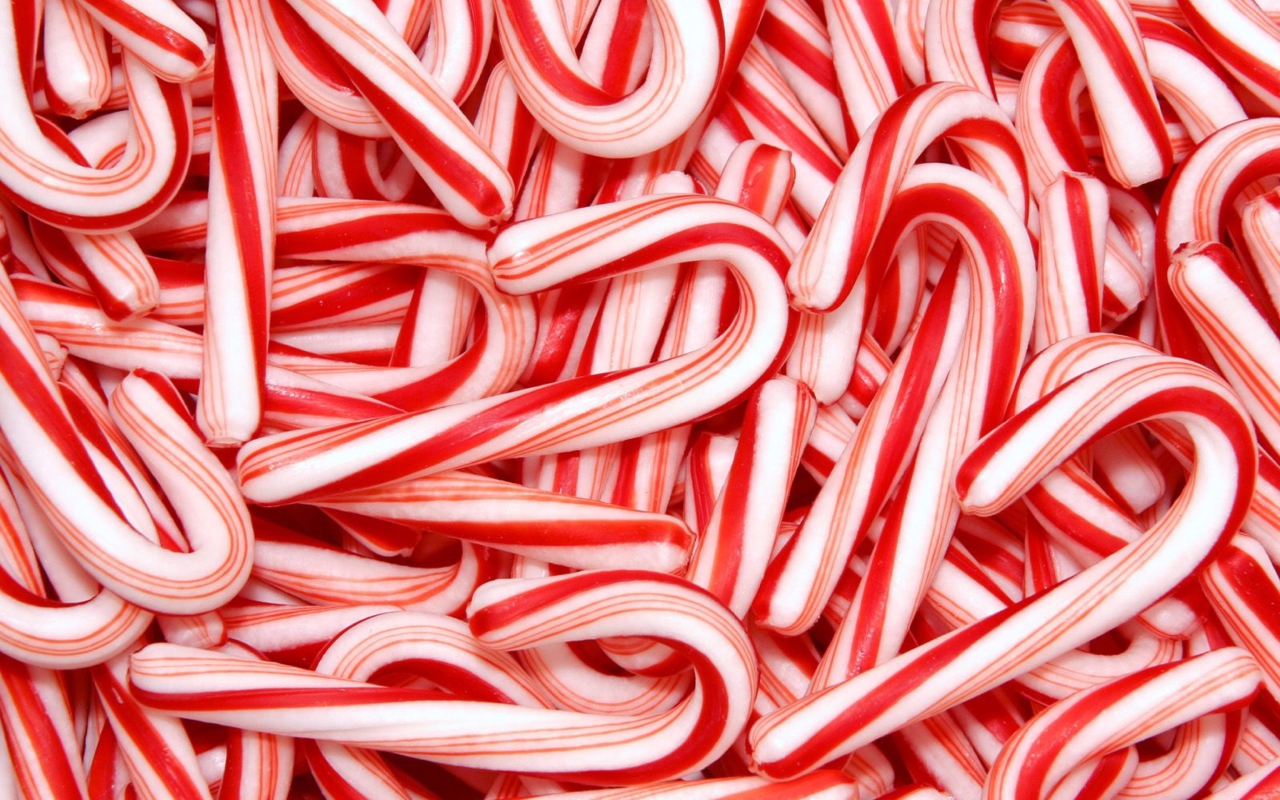 Christmas Candies wallpaper 1280x800