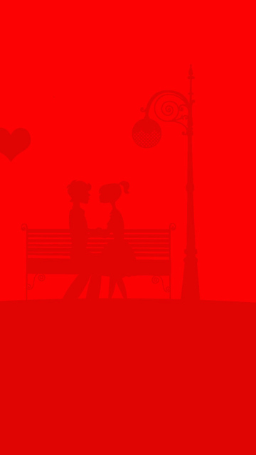Das Red Valentine Wallpaper 360x640