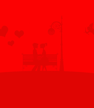 Red Valentine - Obrázkek zdarma pro 128x160