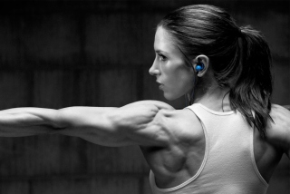 Women Models Gym Fitness Weight Lifting - Obrázkek zdarma pro LG Nexus 5