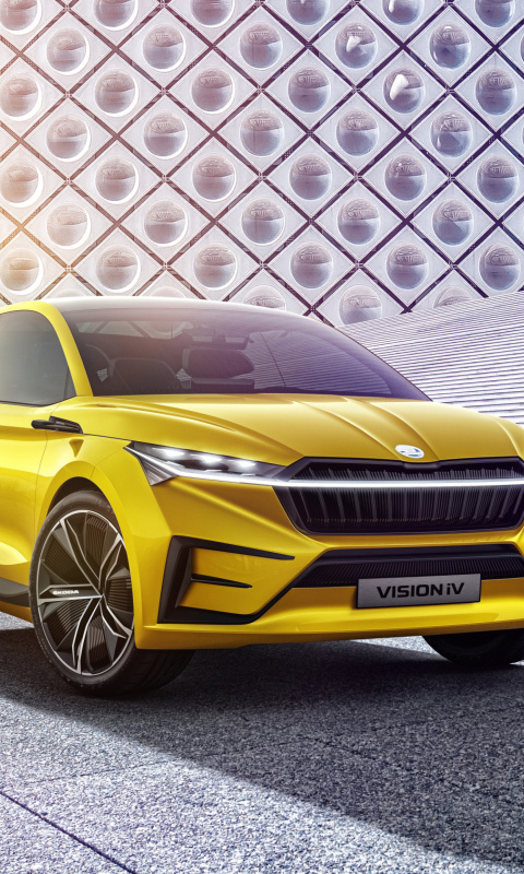 2019 Skoda Vision iV screenshot #1 480x800