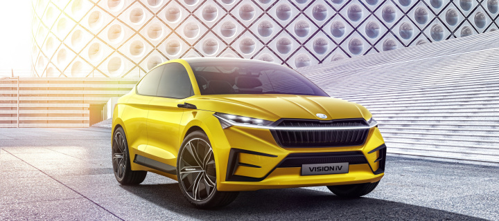 Sfondi 2019 Skoda Vision iV 720x320