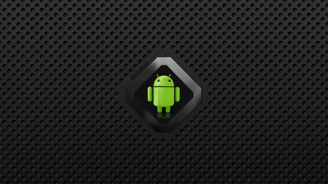 Android Logo wallpaper 1366x768