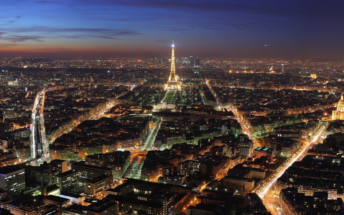 Fondo de pantalla Paris At Night 1440x900