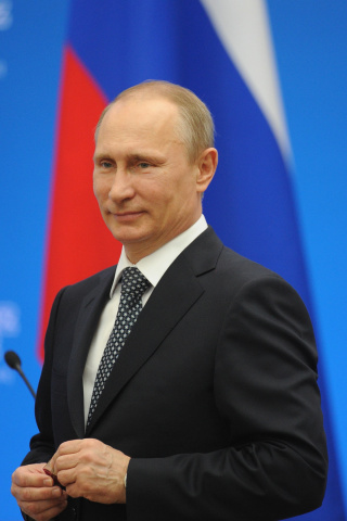 Sfondi Russian politic Putin 320x480
