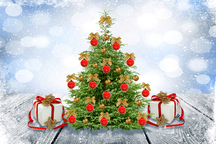 Screenshot №1 pro téma New Year Tree with Snow