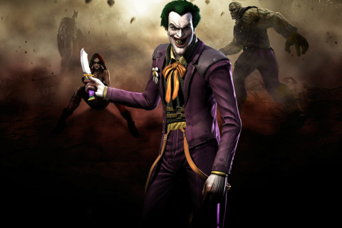 Screenshot №1 pro téma Injustice Gods Among Us - Joker 480x320