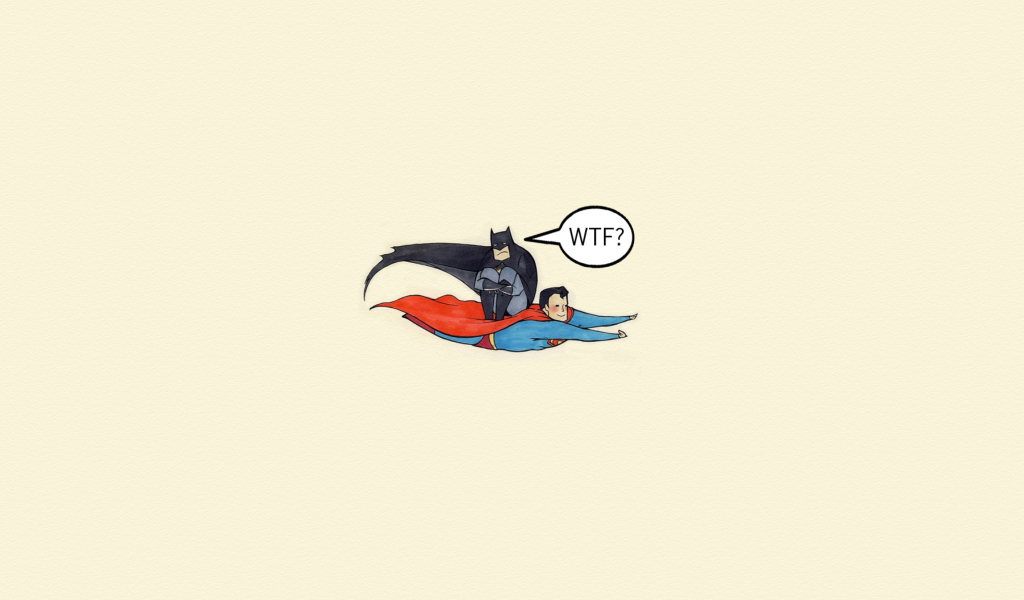 Das Superman And Batman Wallpaper 1024x600