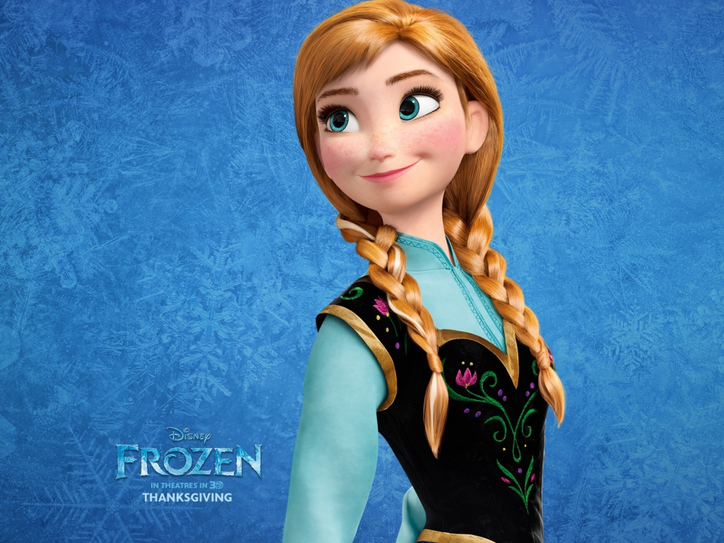 Sfondi Princess Anna Frozen 1024x768