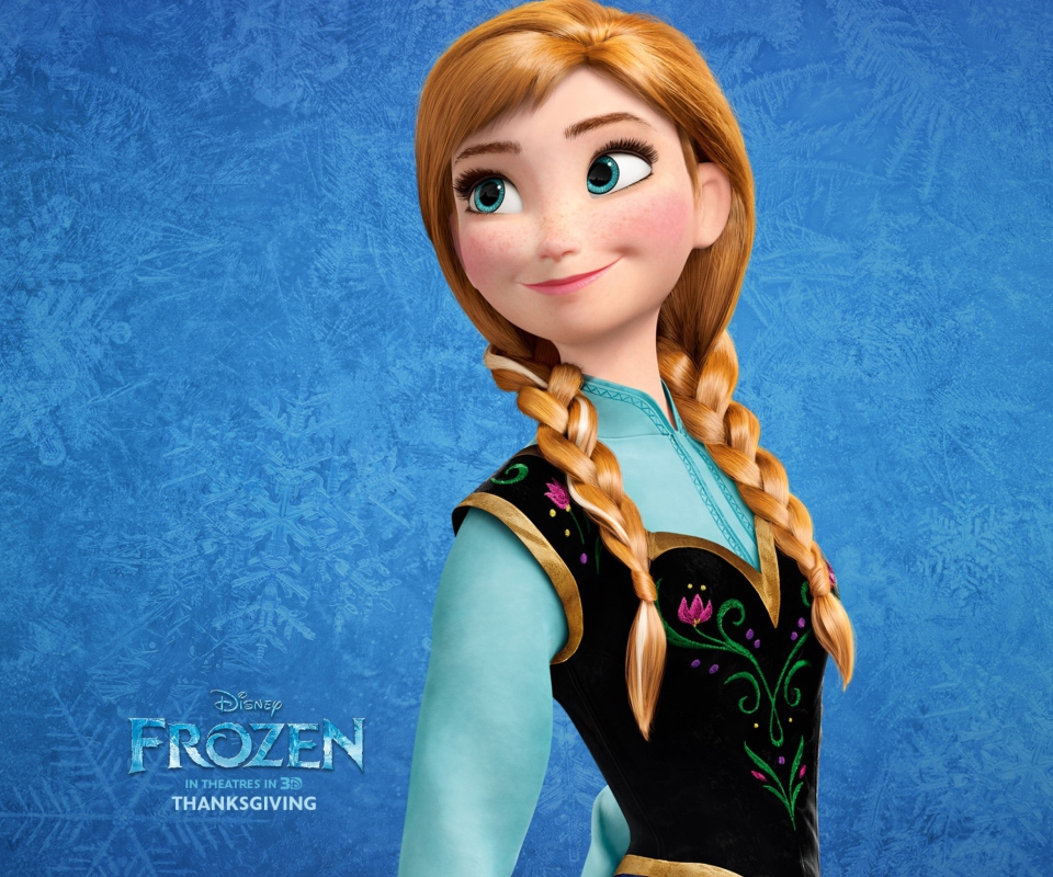 Обои Princess Anna Frozen 960x800